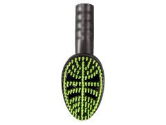 Pet Hair Grooming Brush with soft bristles and 1 1/4" cuff (black/green).  Requires 1766ST Adapter. - Image 3