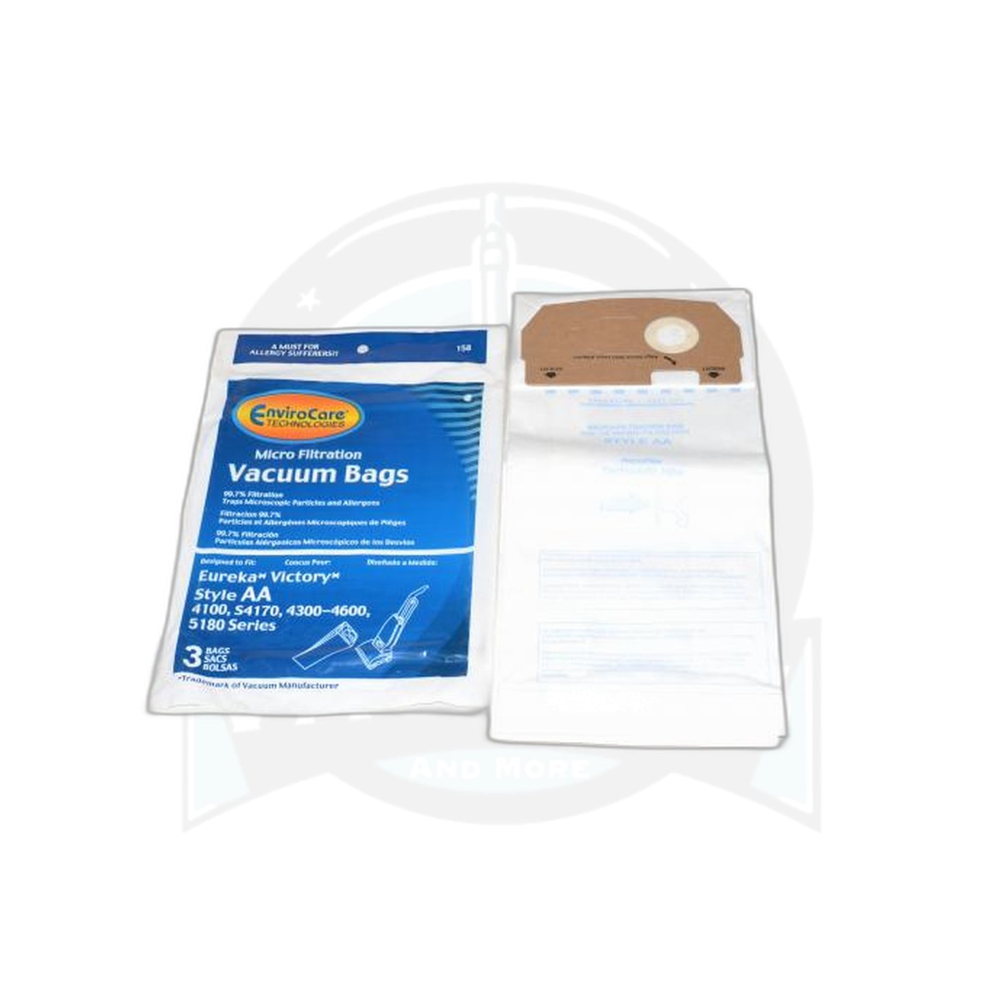 Eureka Aa Upright Micro Paper Bags - 3 Pack - Eureka