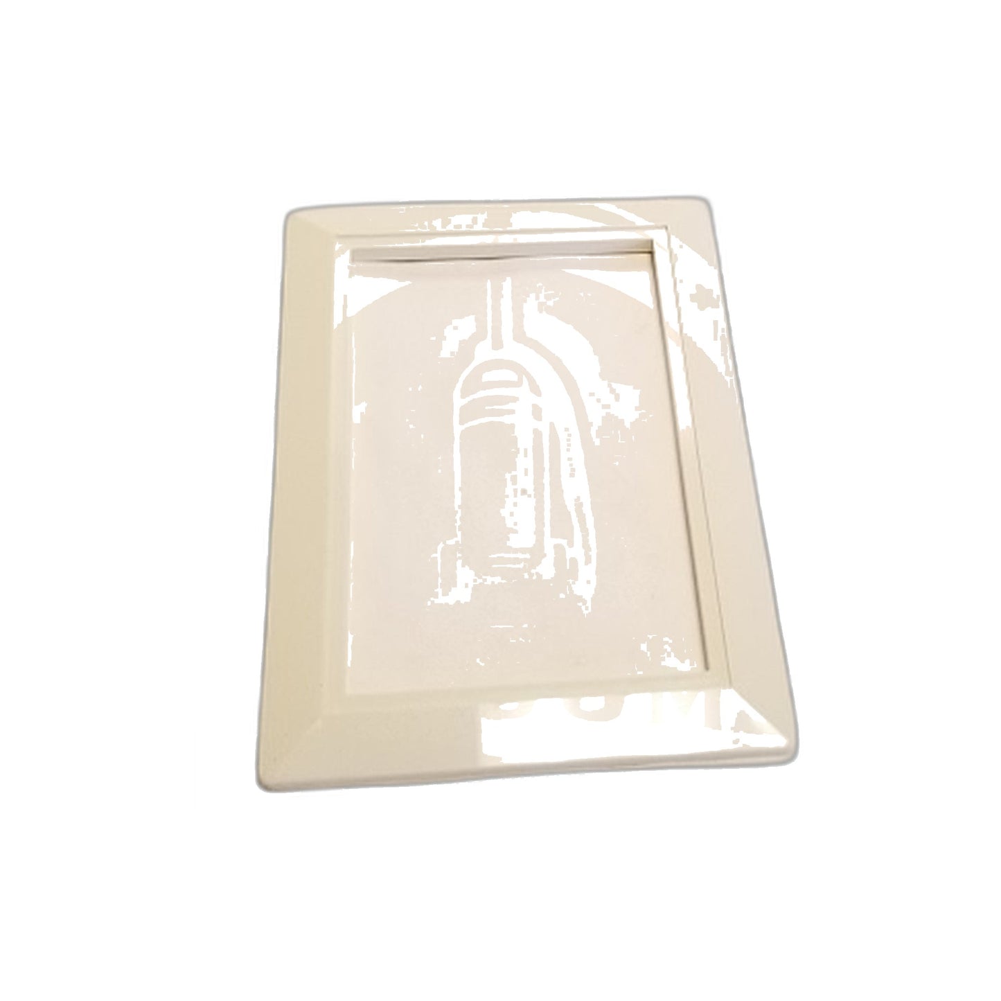 Hayden Central Vacuum Valve Trim Plate, Almond