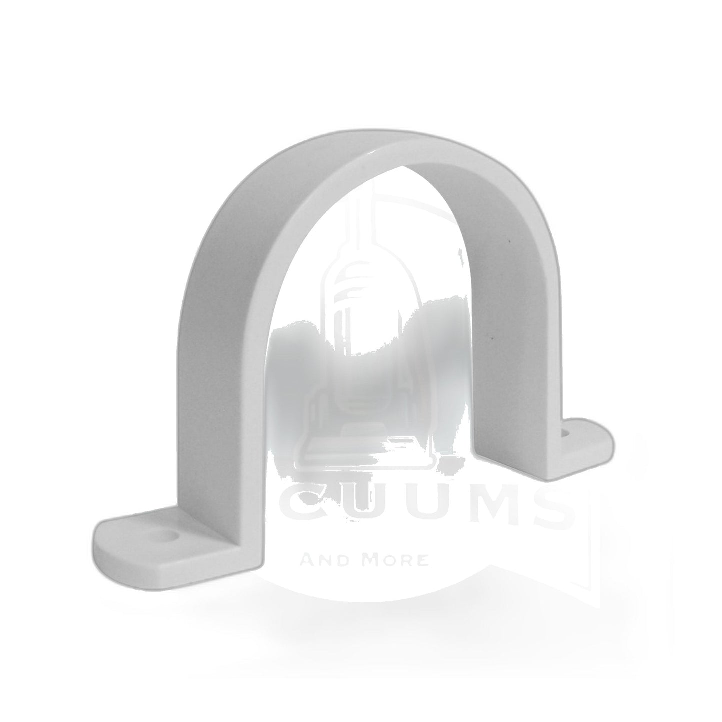 Central Vac Pipe Strap, 2" White - Mounting Clamp (Sold Each)