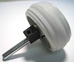 Wheel, complete, for ET-1 and 370 COMFORT (light gray) - Image 3