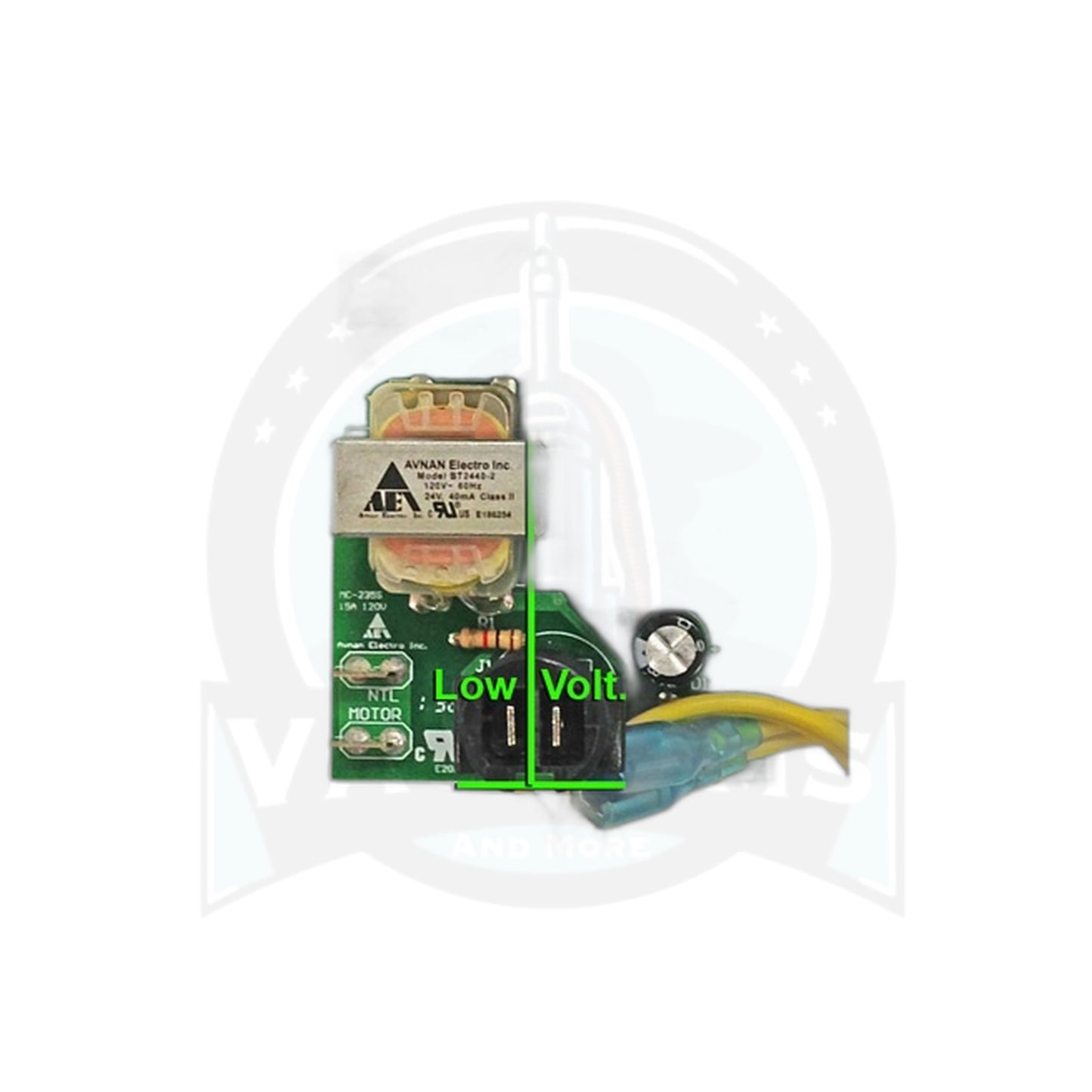 MD Central Vacuum Circuit Board, 120V, Fits AirMaster, Flo-Master, APX