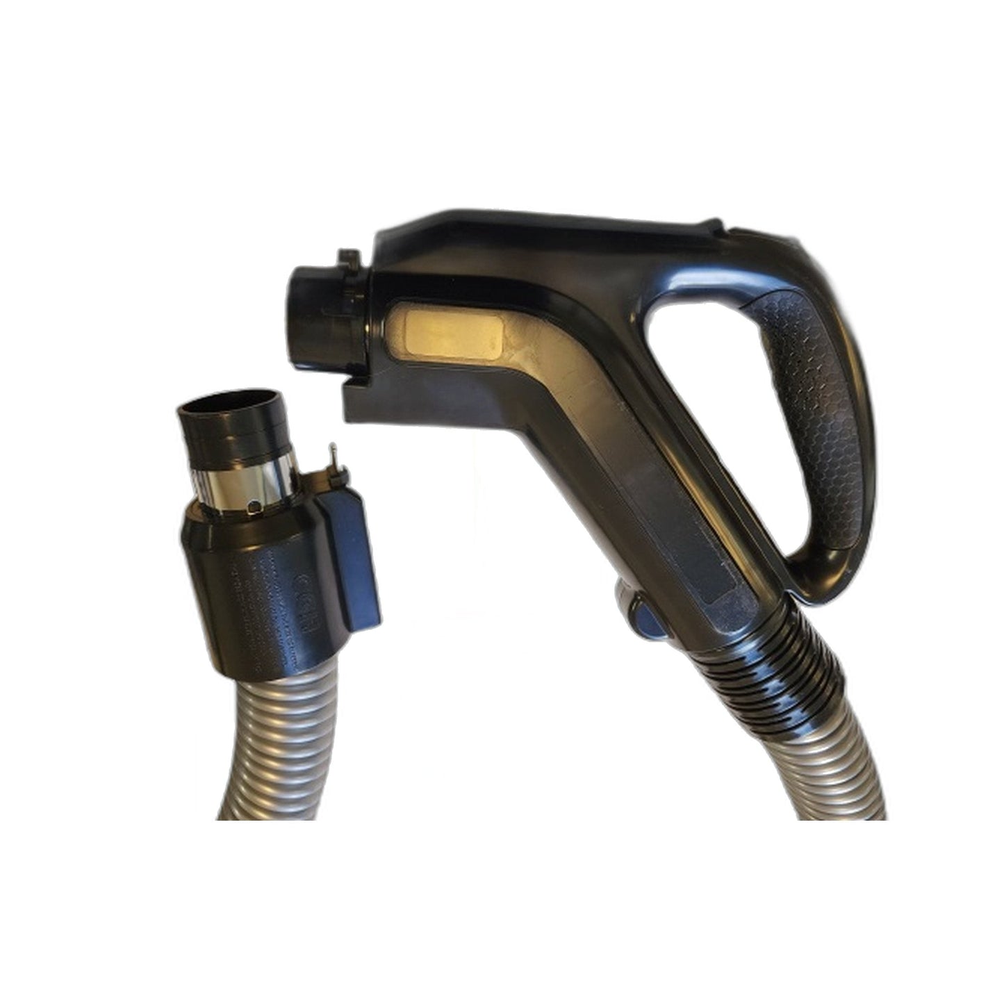 Universal 30 ft Dual-Volt Direct-Connect Central Vac Hose, Dk Gray - 1-3/8"
