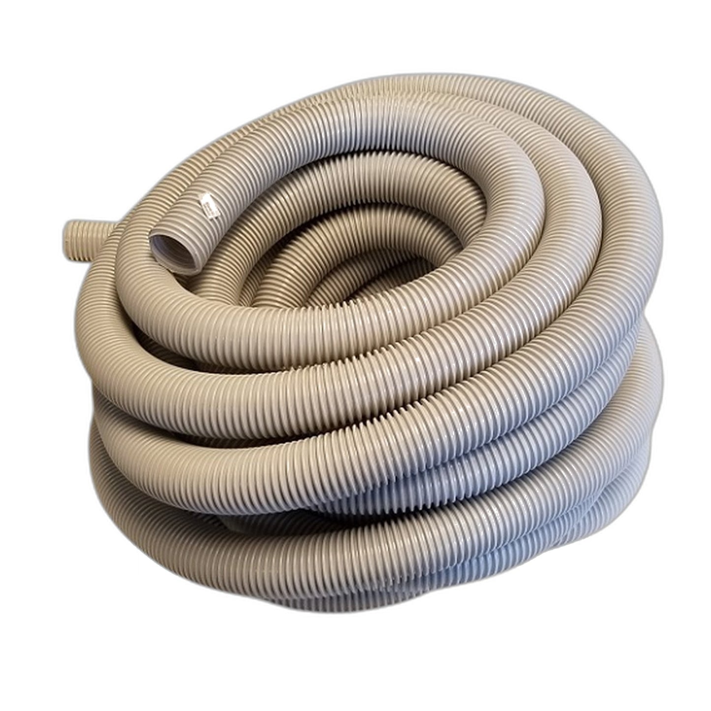 50' x 1-3/8" Ultralite Crushproof Vacuum Hose, Light Grey