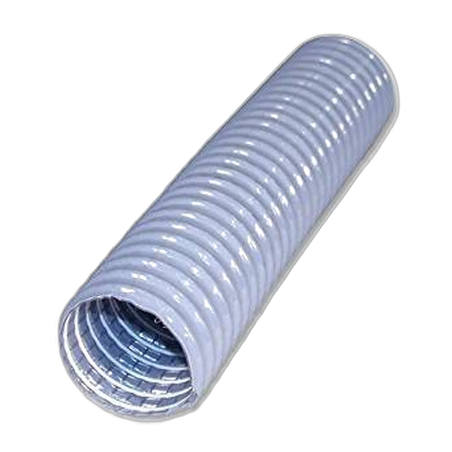 10' x 2" Flex Tube Hose, Grey, Central Vacuum Install & Repair