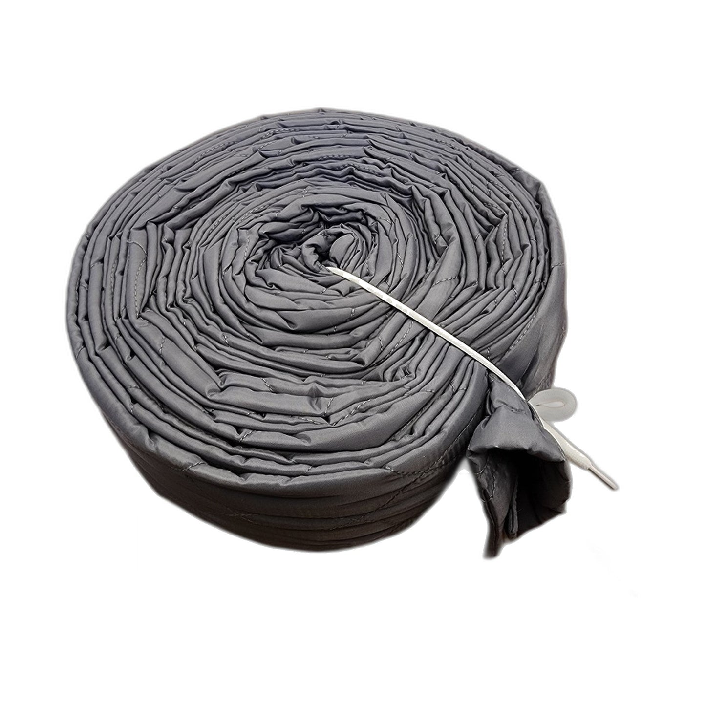 Nadair 40' Gray Padded Zippered Central Vacuum Hose Sock
