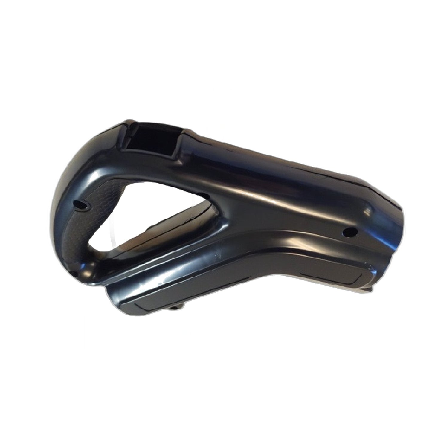 Dual/Low-Voltage Central Vacuum Hose Handle, Black, No Switch (Desco)