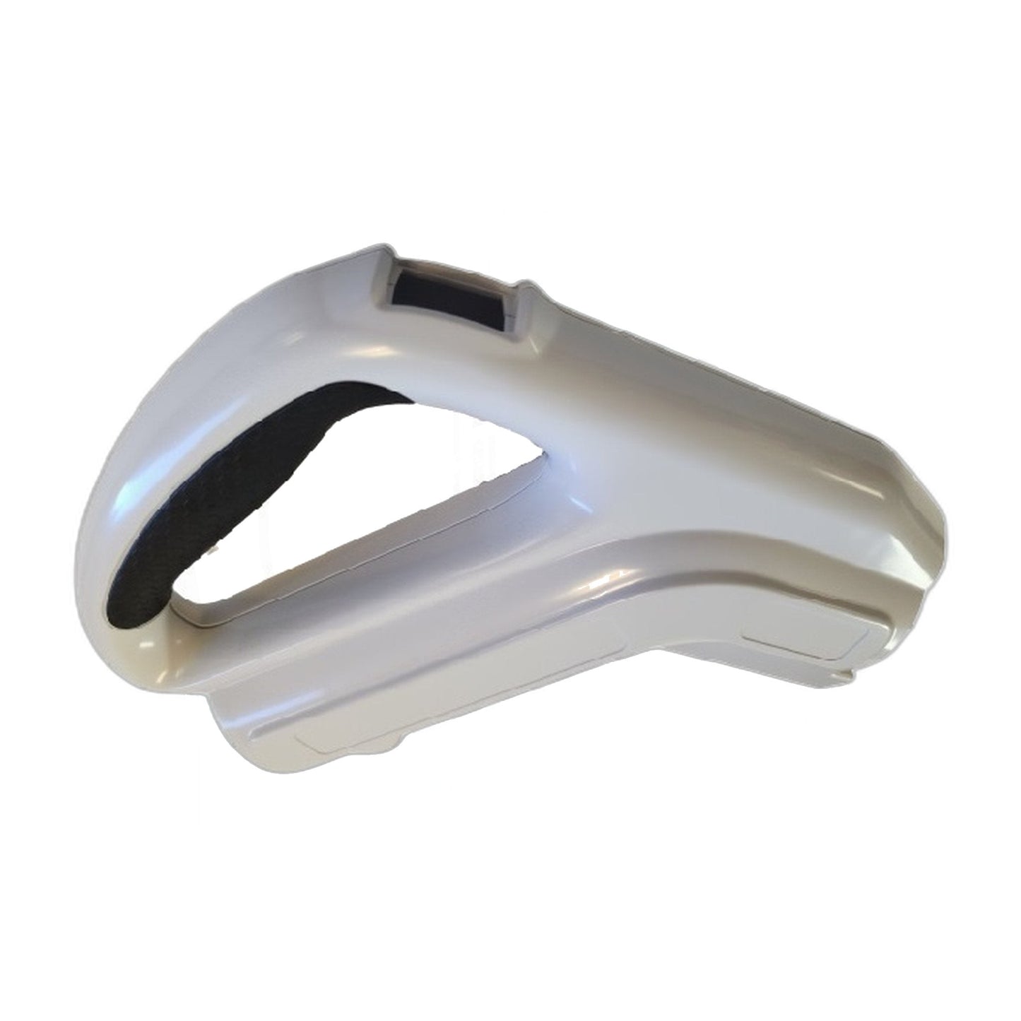 Dual/Low-Voltage Central Vacuum Hose Handle, White, No Switch (Desco)