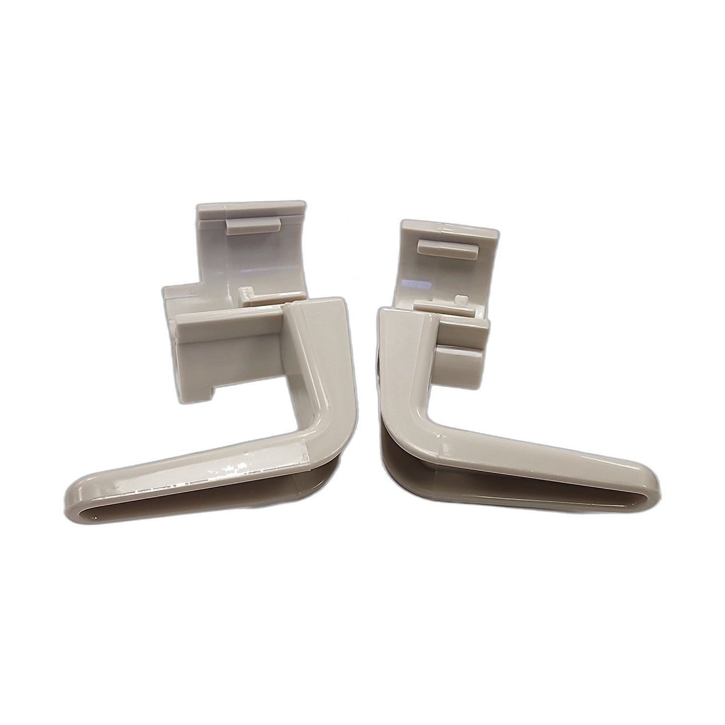 Perfect Upright Commercial Cord Hook Set Upper/Lower No Swivel Gray