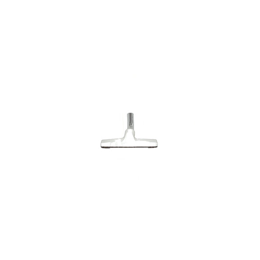 White Floor Brush with Metal Elbow - Fit All - 10 Inch
