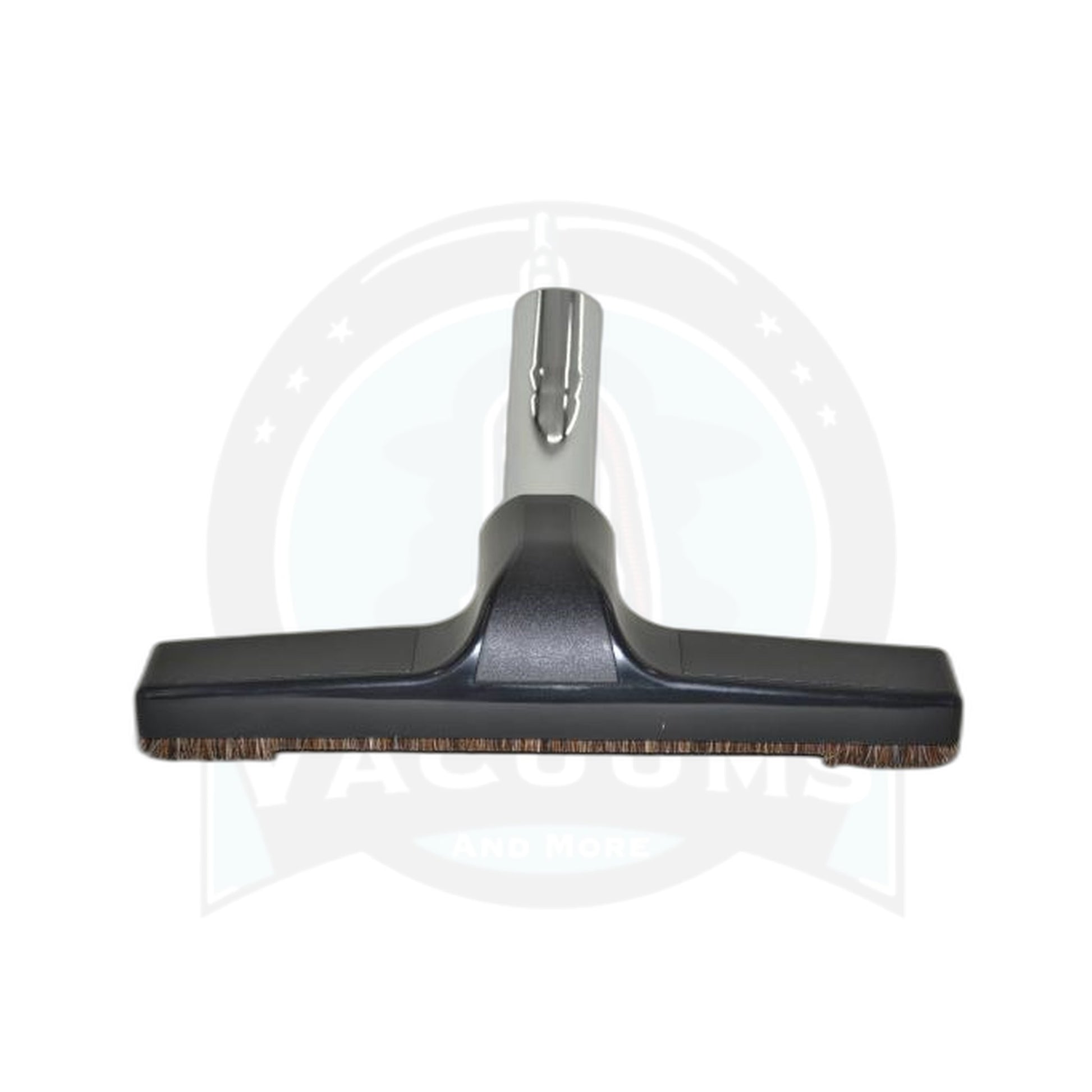 Horsehair Floor Brush with Metal Elbow - Black, 10" - Vacuums and More