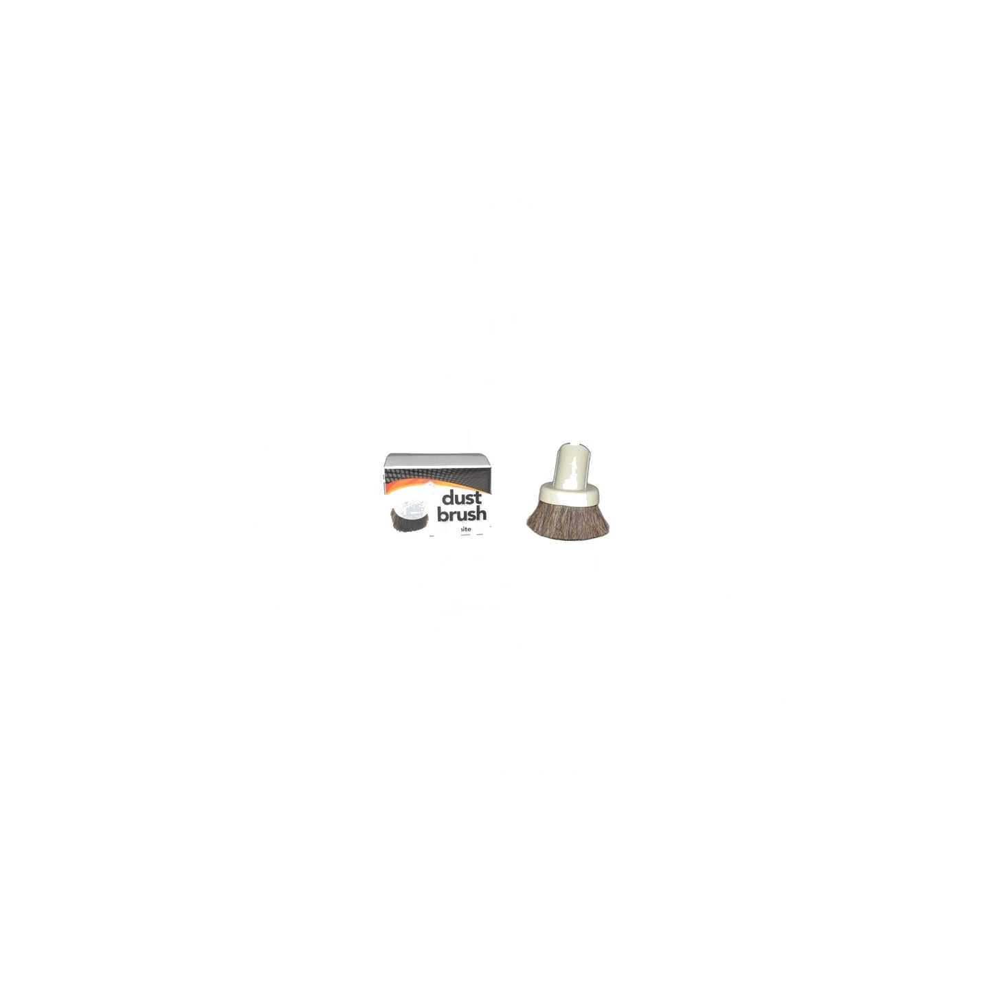 White Deluxe Horsehair Dust Brush 1-1/4" (Fitall)