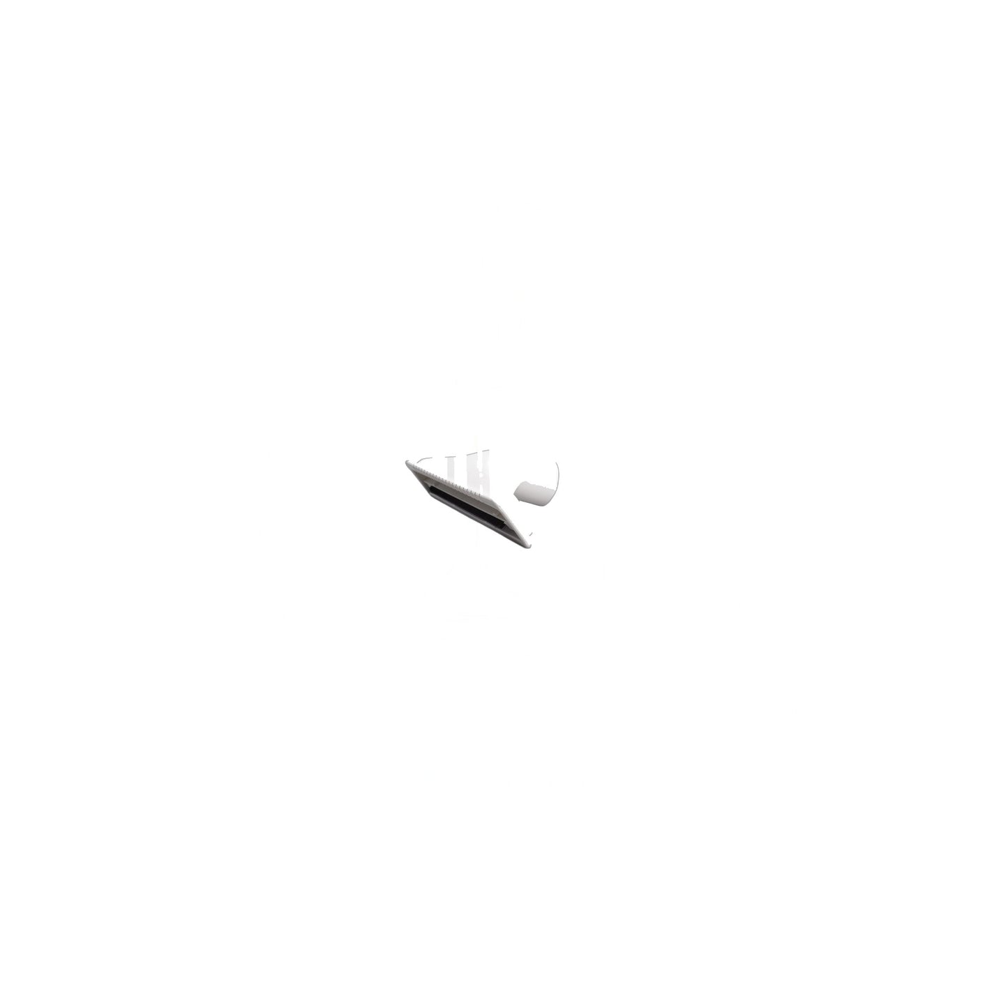White Upholstery Nozzle with Brush Strip (Fitall)