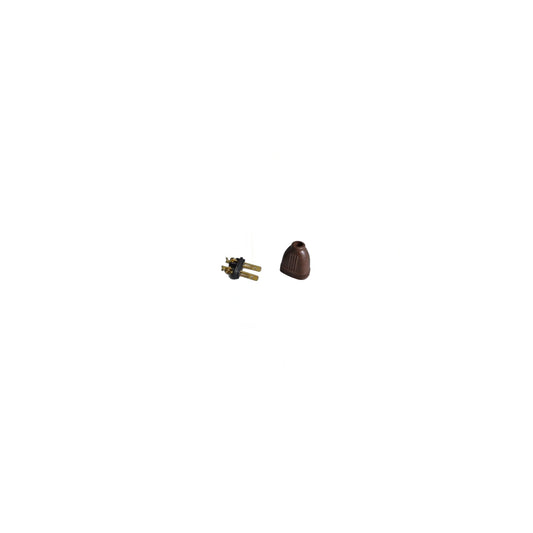 Male Grip Plug - Brown