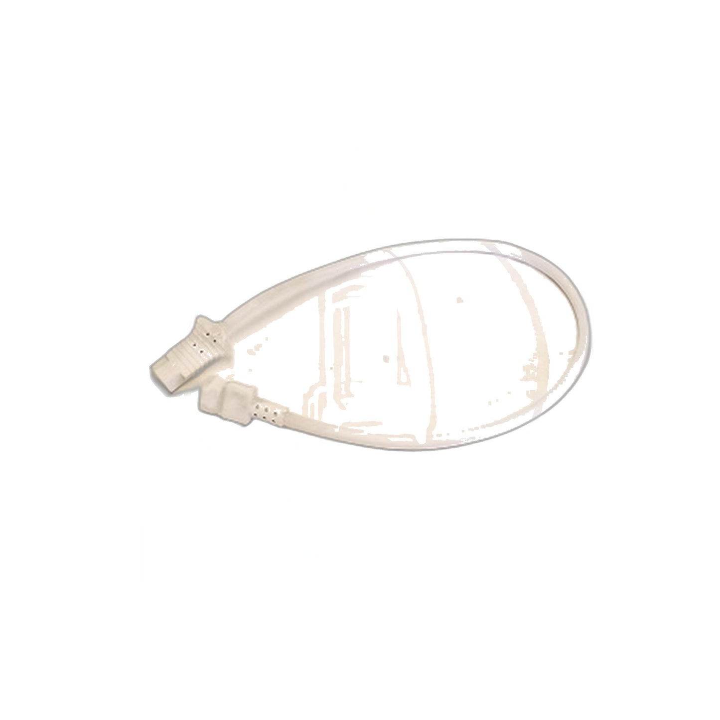 Fitall 14 in. Pigtail Cord, Female/Female, Polarized, White