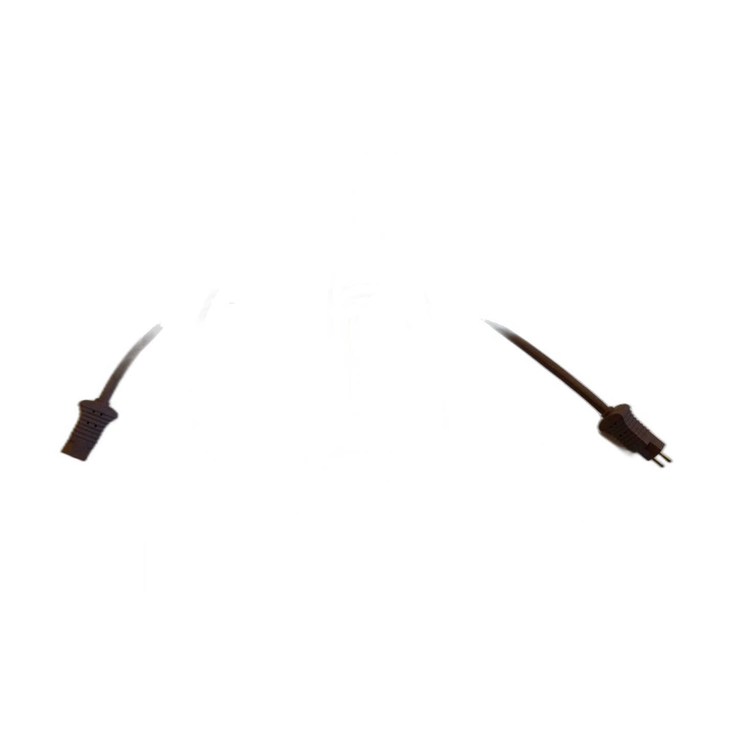 Fitall 19-1/2 in. Pigtail Cord, Female/Male, Polarized, Brown
