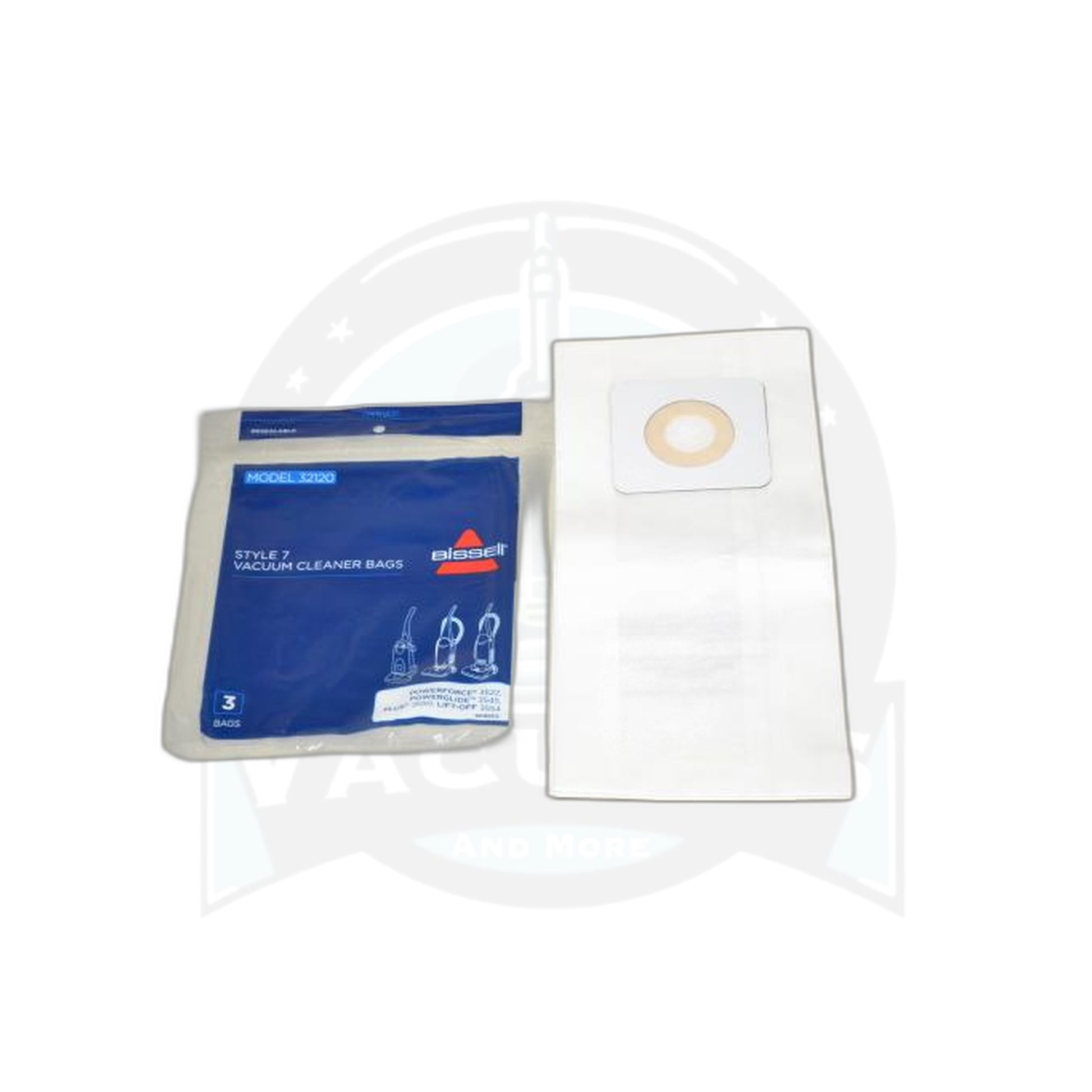 Bissell Upright Paper Bags - Style 7, 3 Pack 2-Ply - Bissell