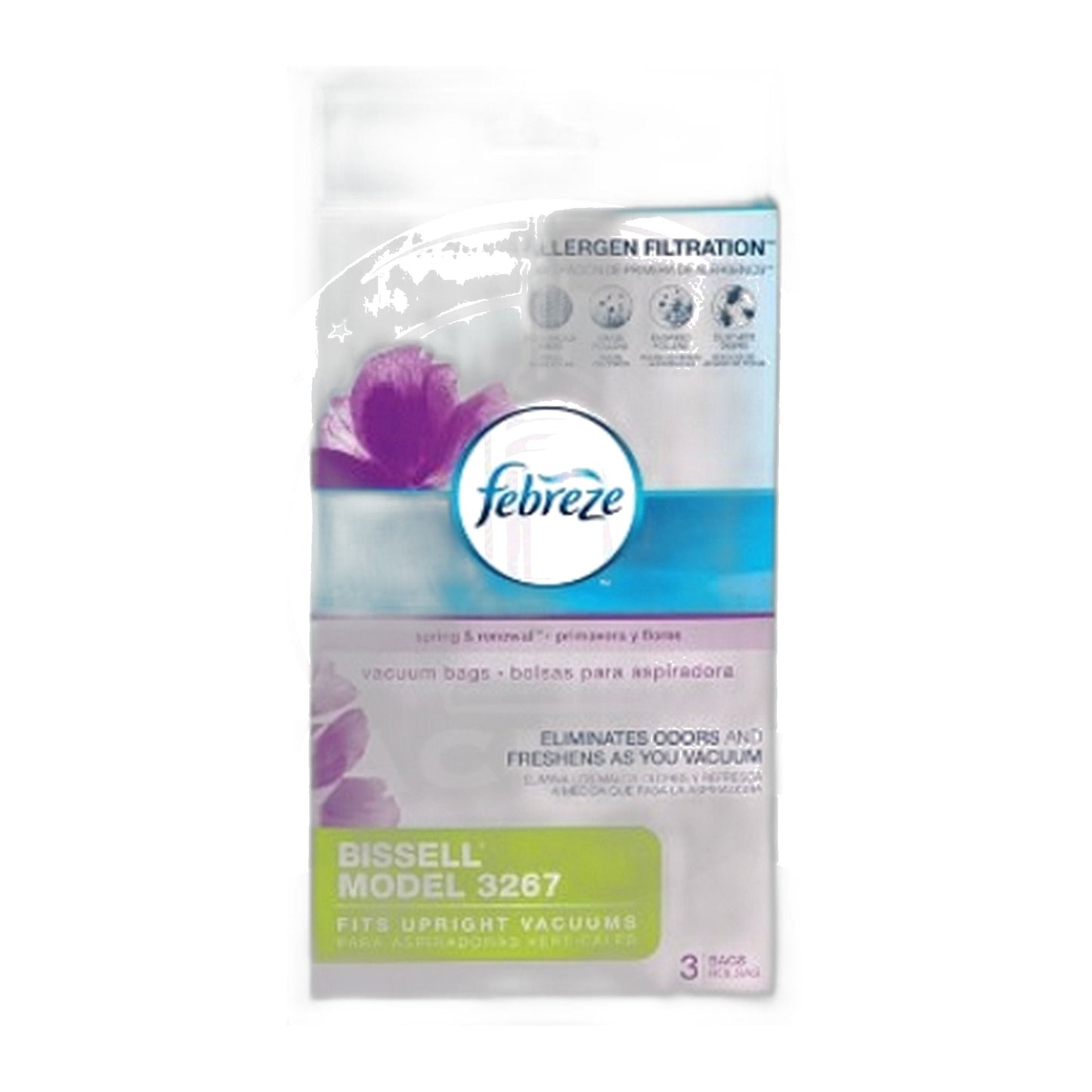 Bissell Febreze Scented Paper Vacuum Bags, 3-Pack