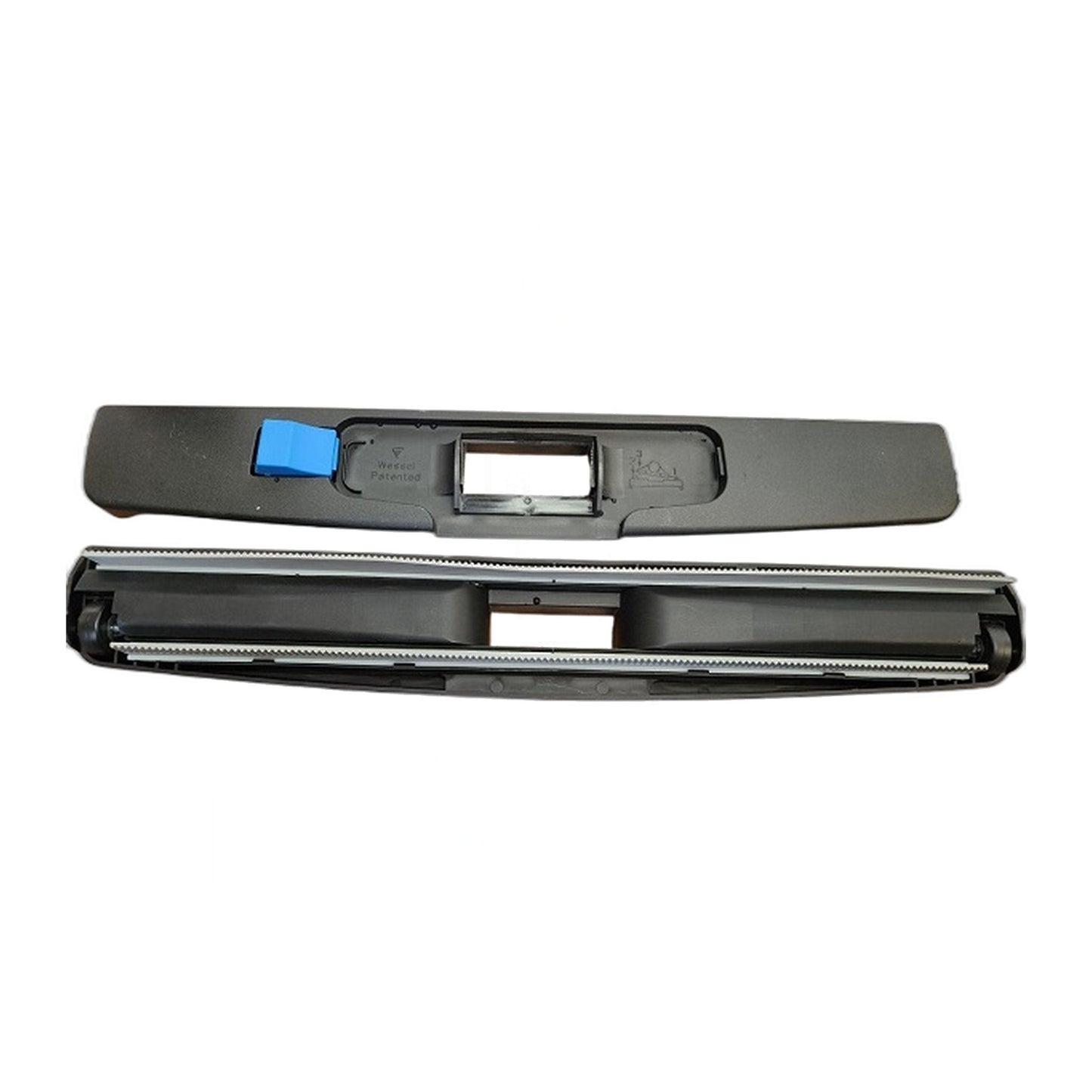 Click Brush 18" Squeegee Tool, Front & Rear Blades, Black