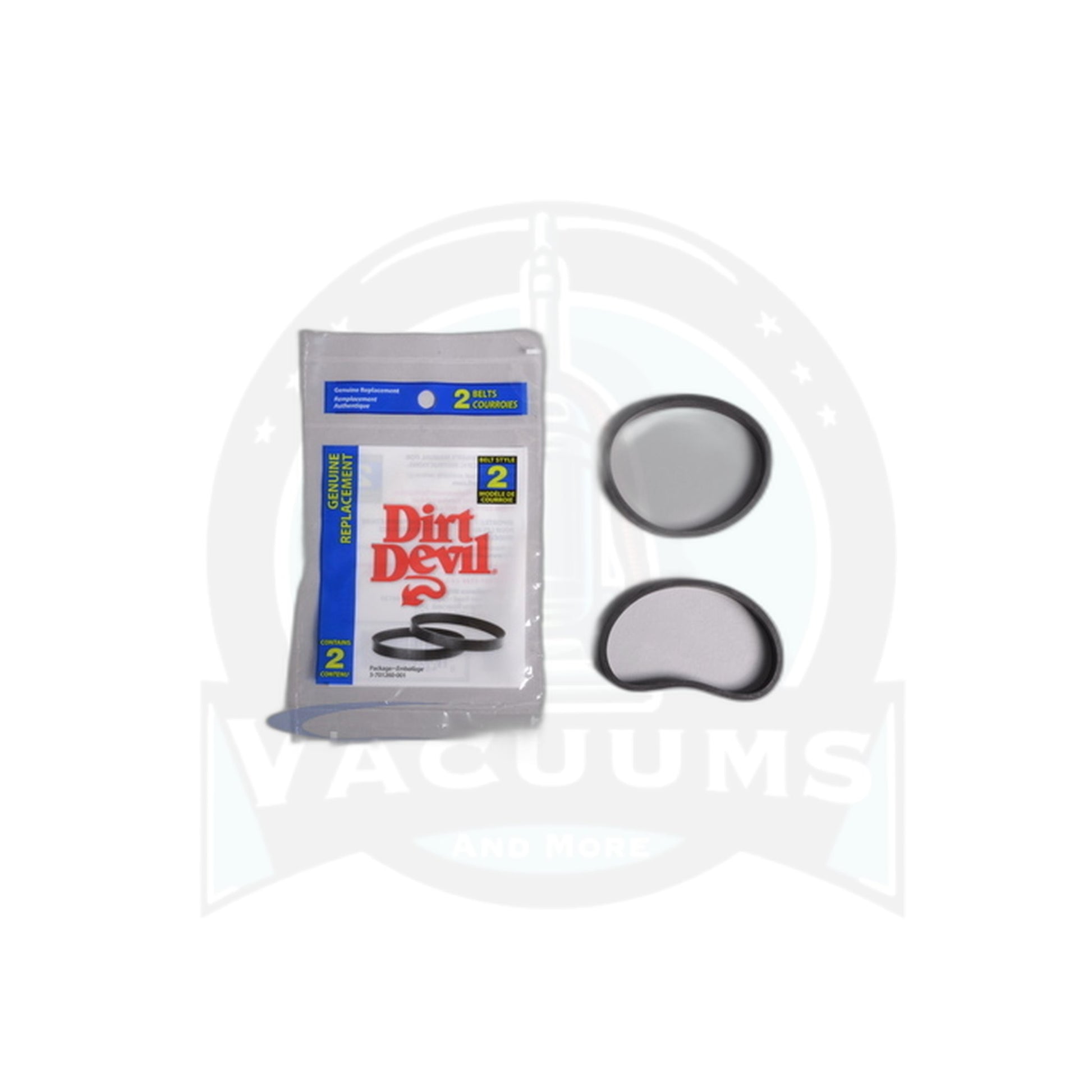 Dirt Devil Style 2 Belt - 2 Pack, Broom Vac - Vacuums and More