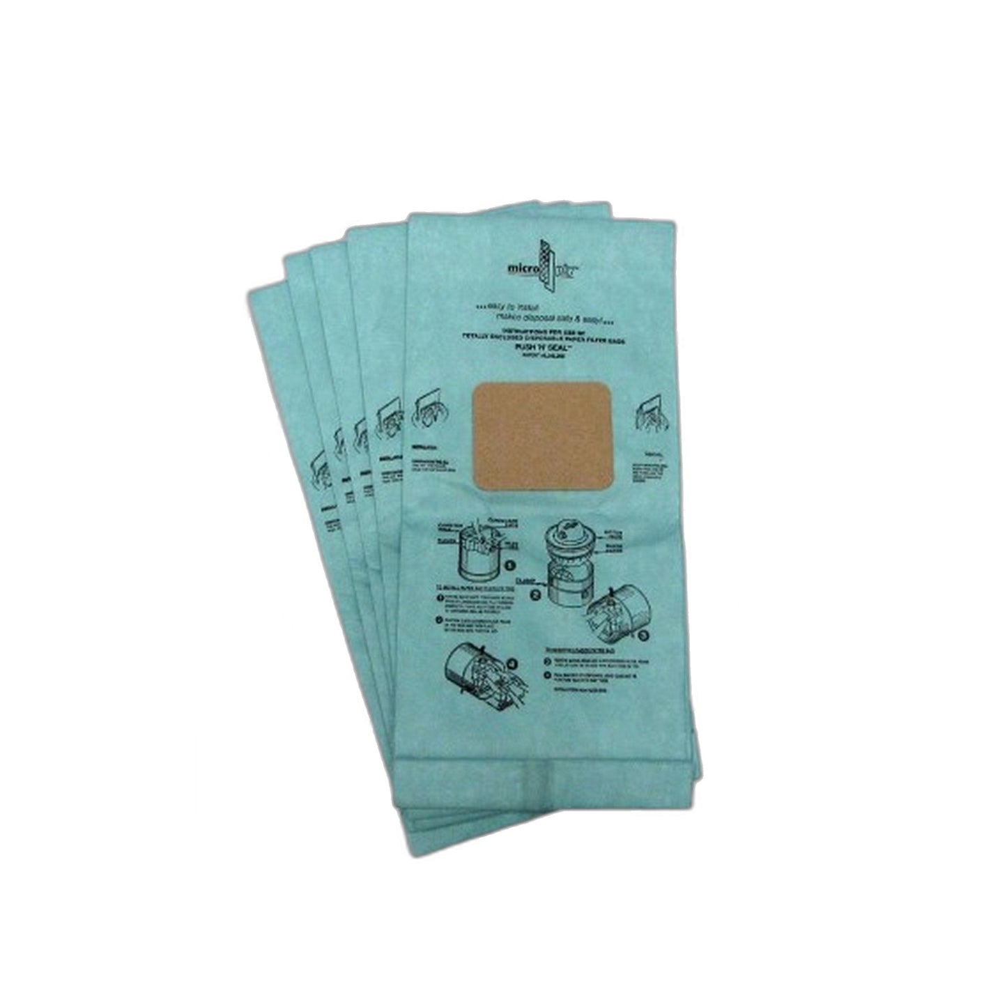Mastercraft P4511 Original Filter Bags, 5-Pack