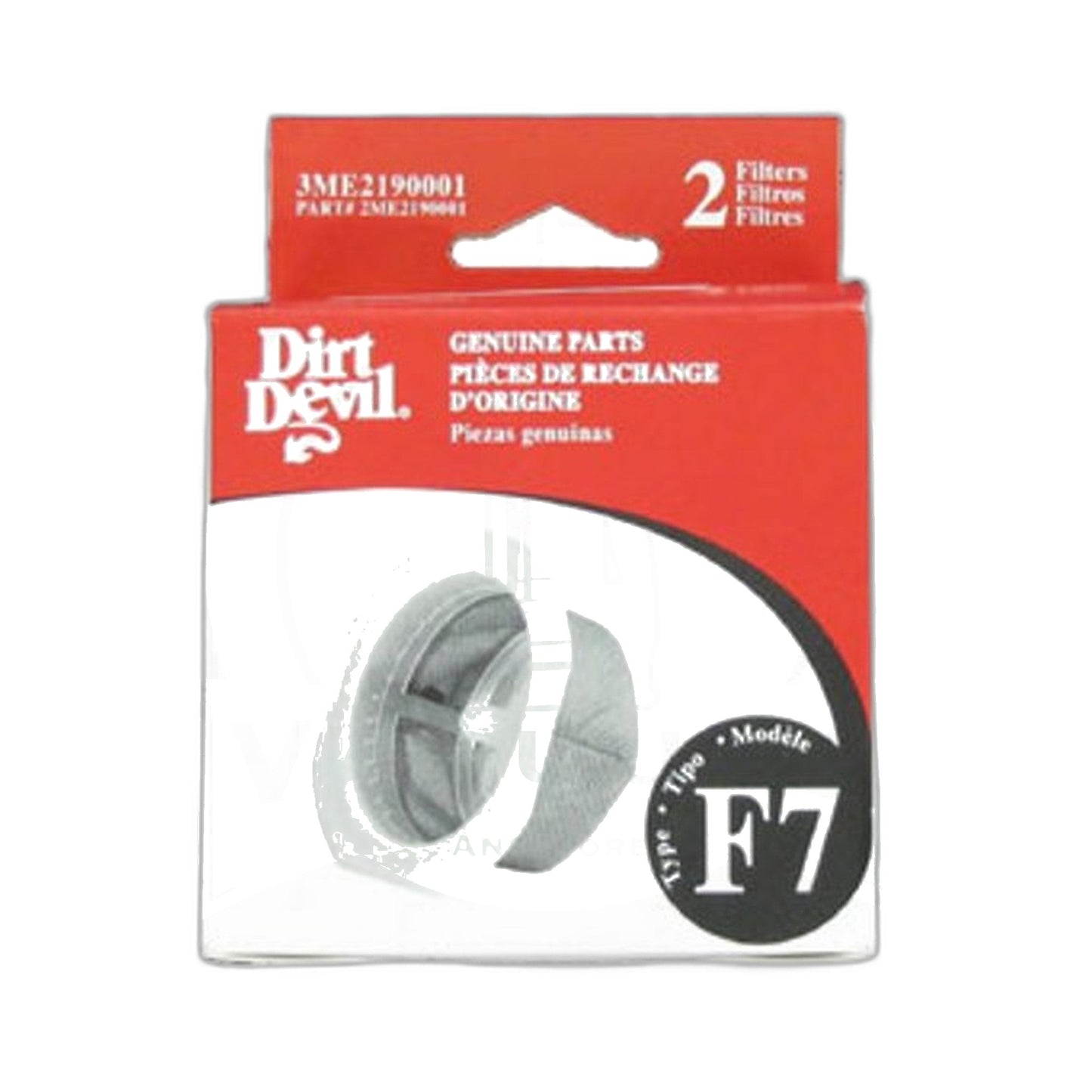 Royal F7 Vacuum Filter, 2-Pack for Royal Cleaners