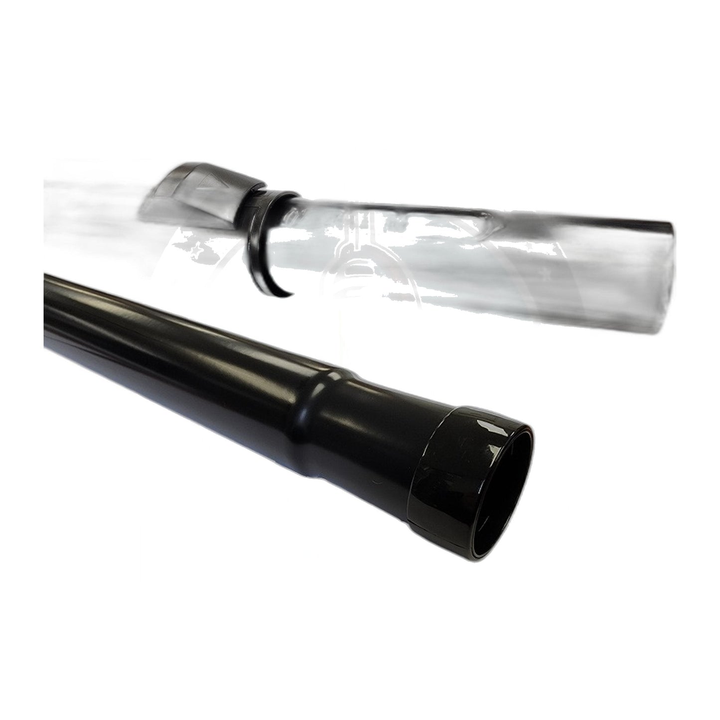 Universal 1-1/4" Black Metal 39" Telescopic Wand, Friction-Fit Top & Bottom