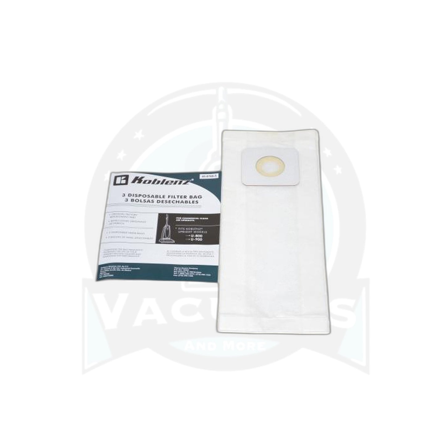 Koblenz Upright Series Paper Bags - U800, 3 Pack - U900