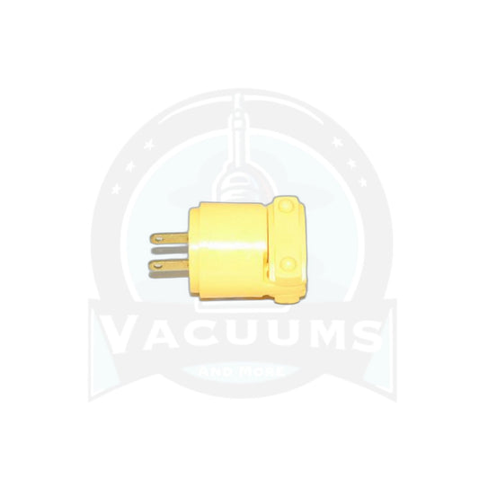 Cooper 4862 Commercial Grade 2-Wire Male Plug - Yellow, 15A/125V - Vacuums and More