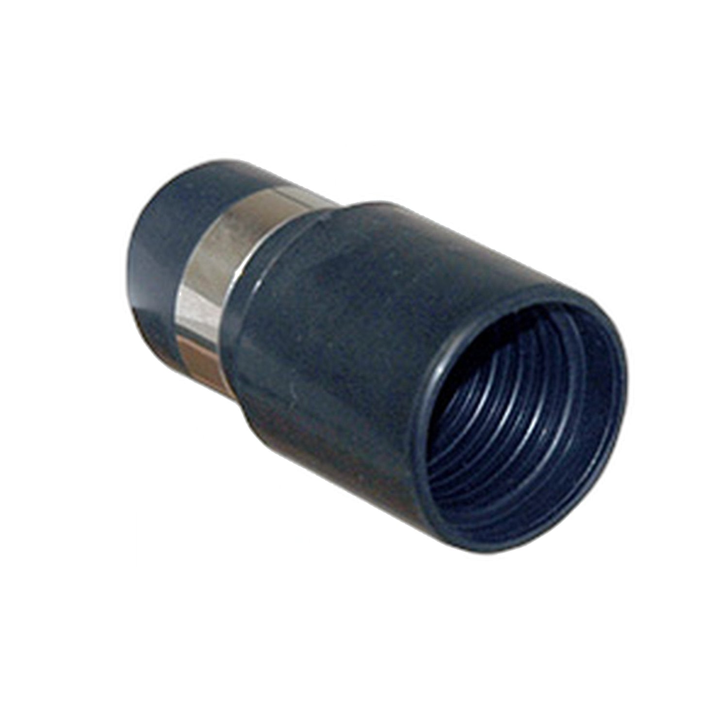 1-1/4" Metal-Banded Central Vacuum Hose Cuff, Black (Non-Swivel)