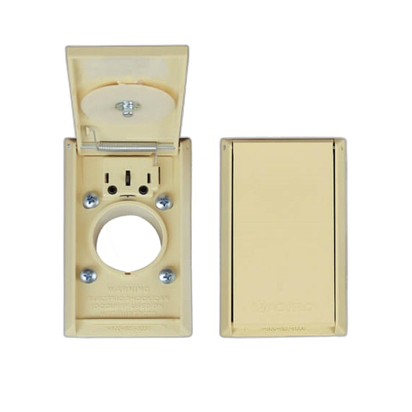 VacuFlo Central Vacuum Inlet Valve, Almond