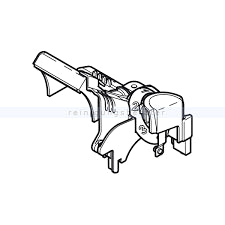 Air Channel Cover, with dial wheel, spring, lever, and push-button knob, for 300/350 - SEBO