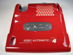 Power Head Cover, complete, for X4 (red) - SEBO