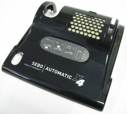 Power Head Cover, complete, for X4 (black) - SEBO