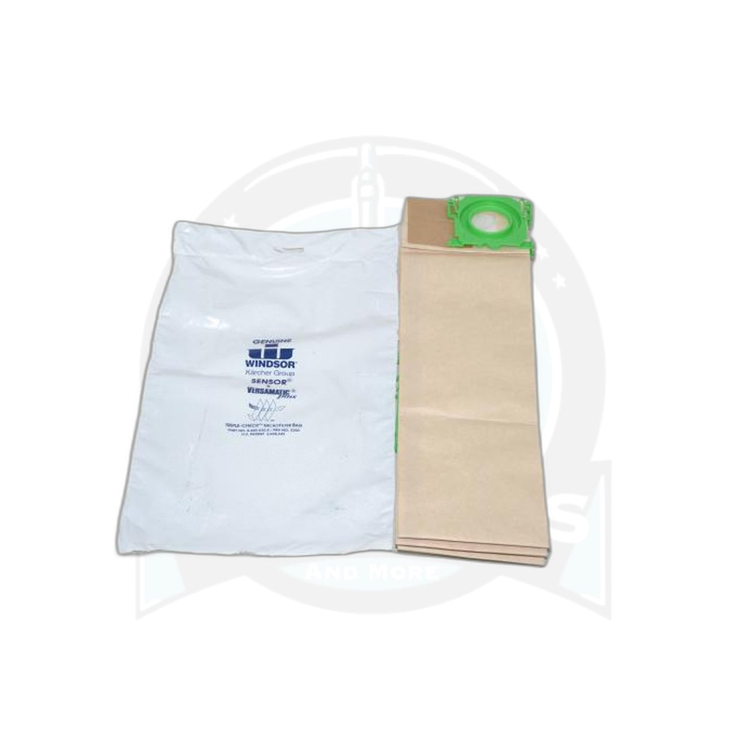 Windsor Sensor Upright Paper Bags 10-Pack - Commercial - Windsor