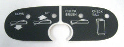 Display, on power head, for red and white X4 BOOST (gray black) - SEBO