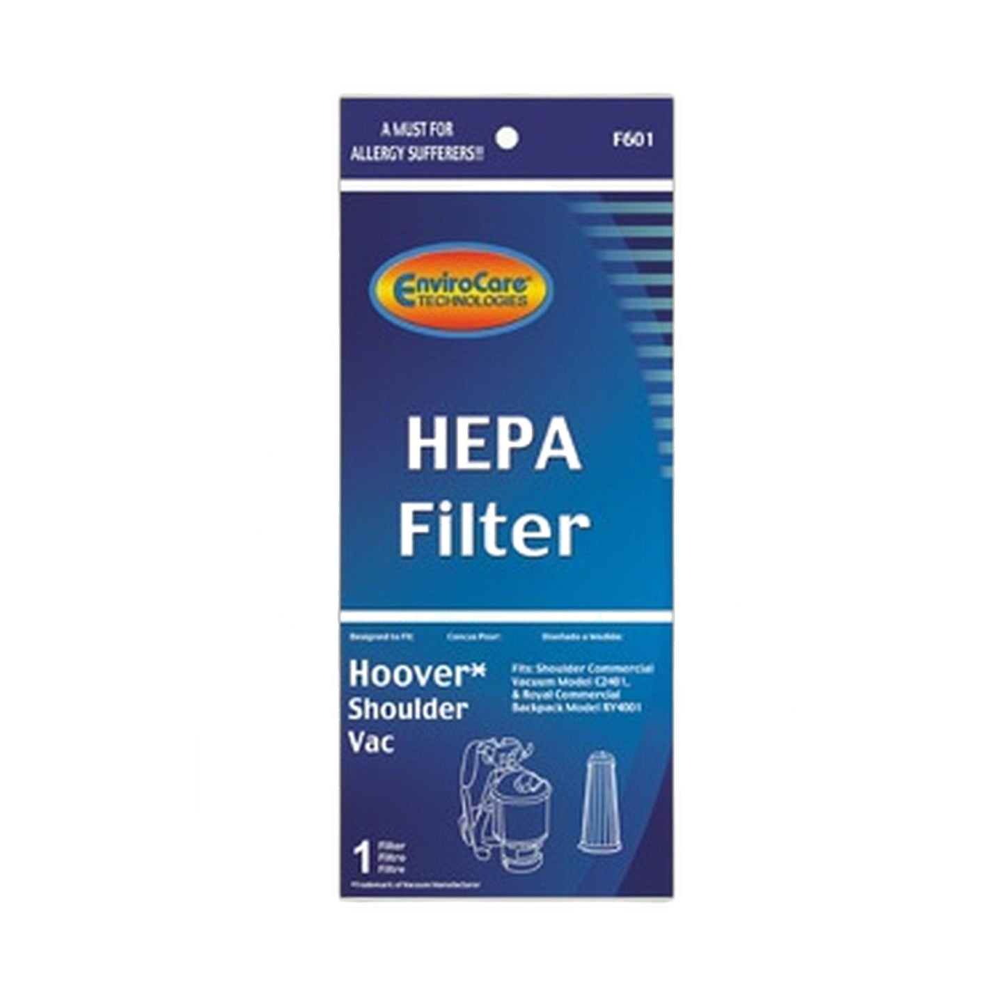 Hoover Shoulder Vac HEPA Filter by EnviroCare (2KE2110000)