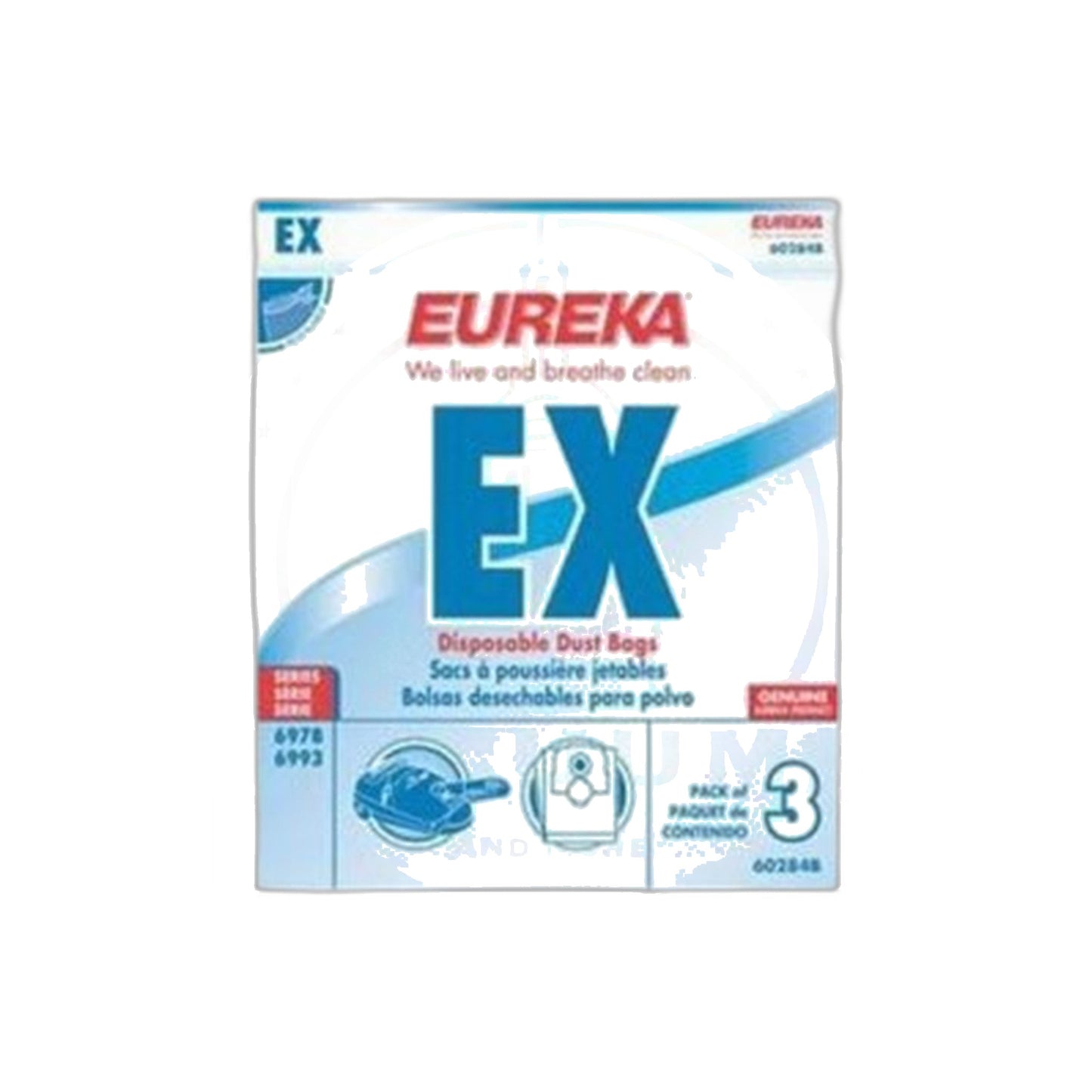 Eureka Type EX Original Paper Vacuum Bags 3-Pack