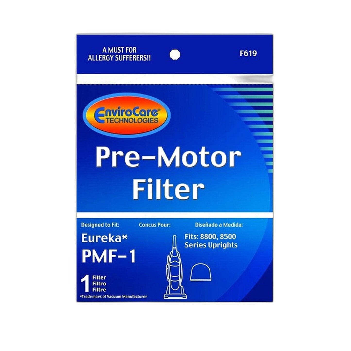 Eureka PMF-1 Pre-Motor Filter for Enviro 8500 & 8800 Uprights
