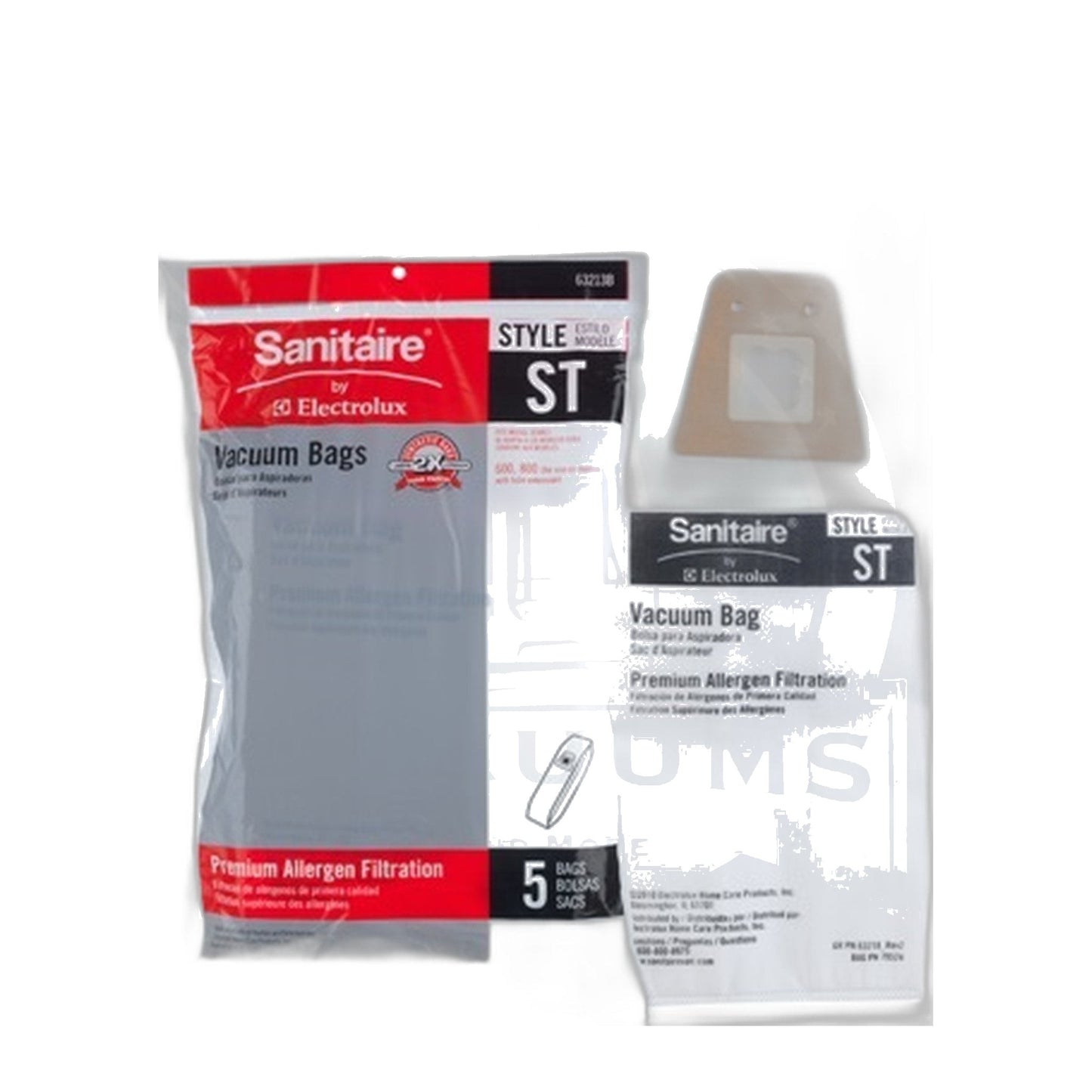 Eureka / Sanitaire Type ST Allergen Paper Vacuum Bags, 5-Pack