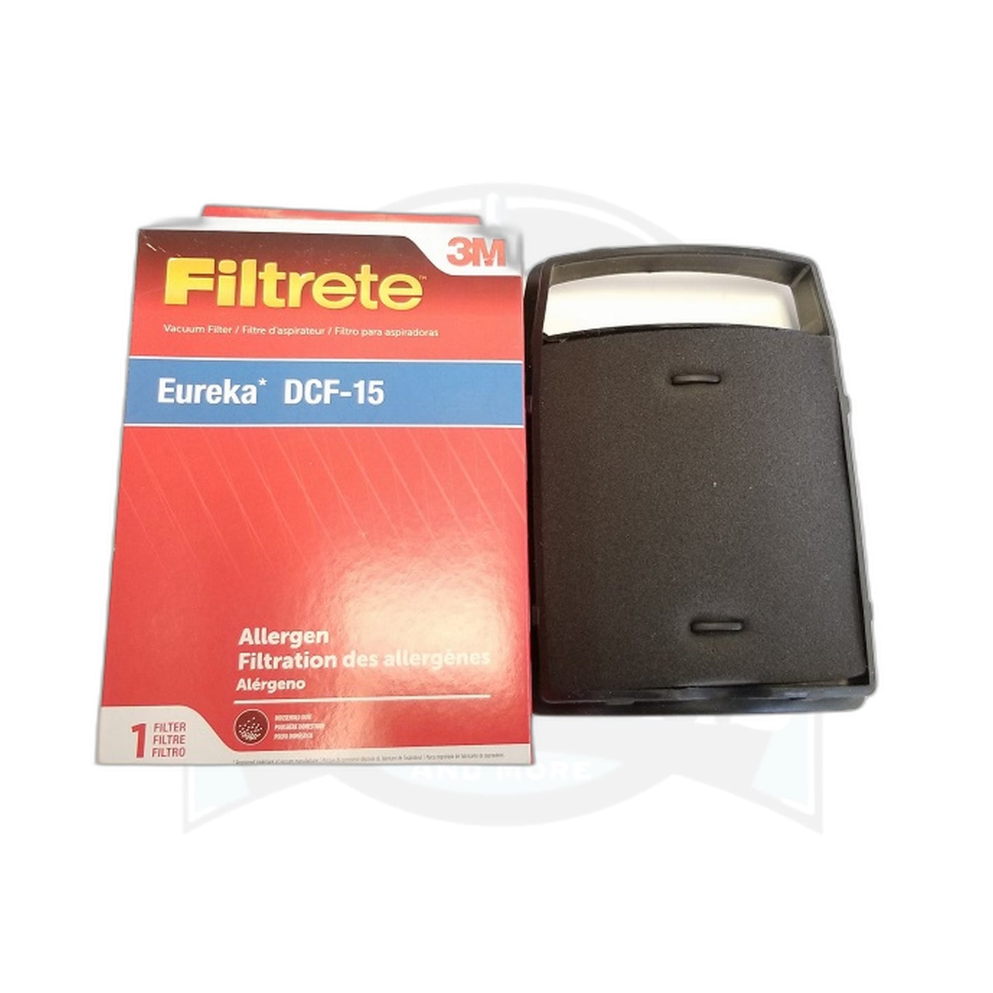 Eureka DCF15 Filter, Genuine 3M Filtrete Dust Cup Replacement