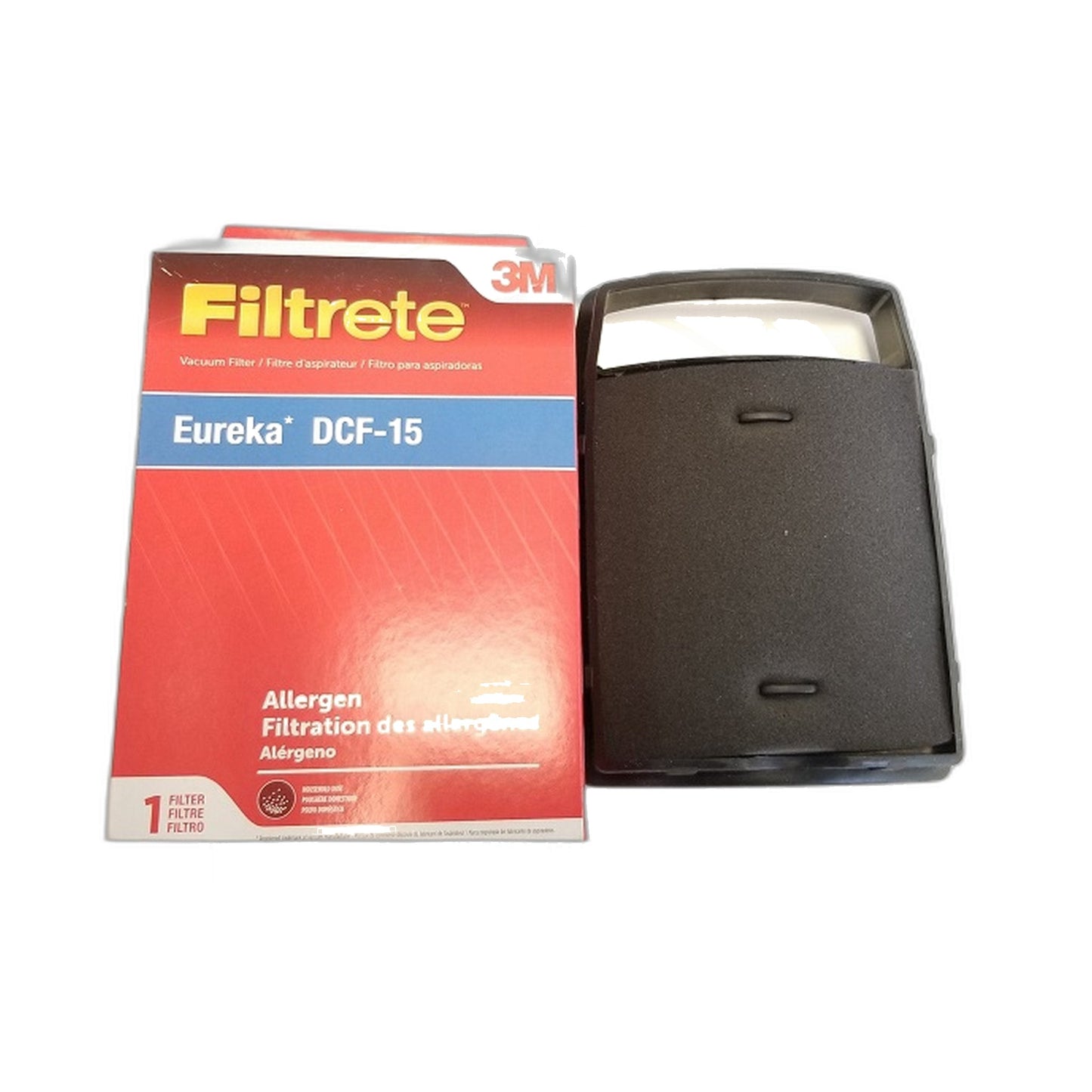 Eureka DCF15 Filter, Genuine 3M Filtrete Dust Cup Replacement