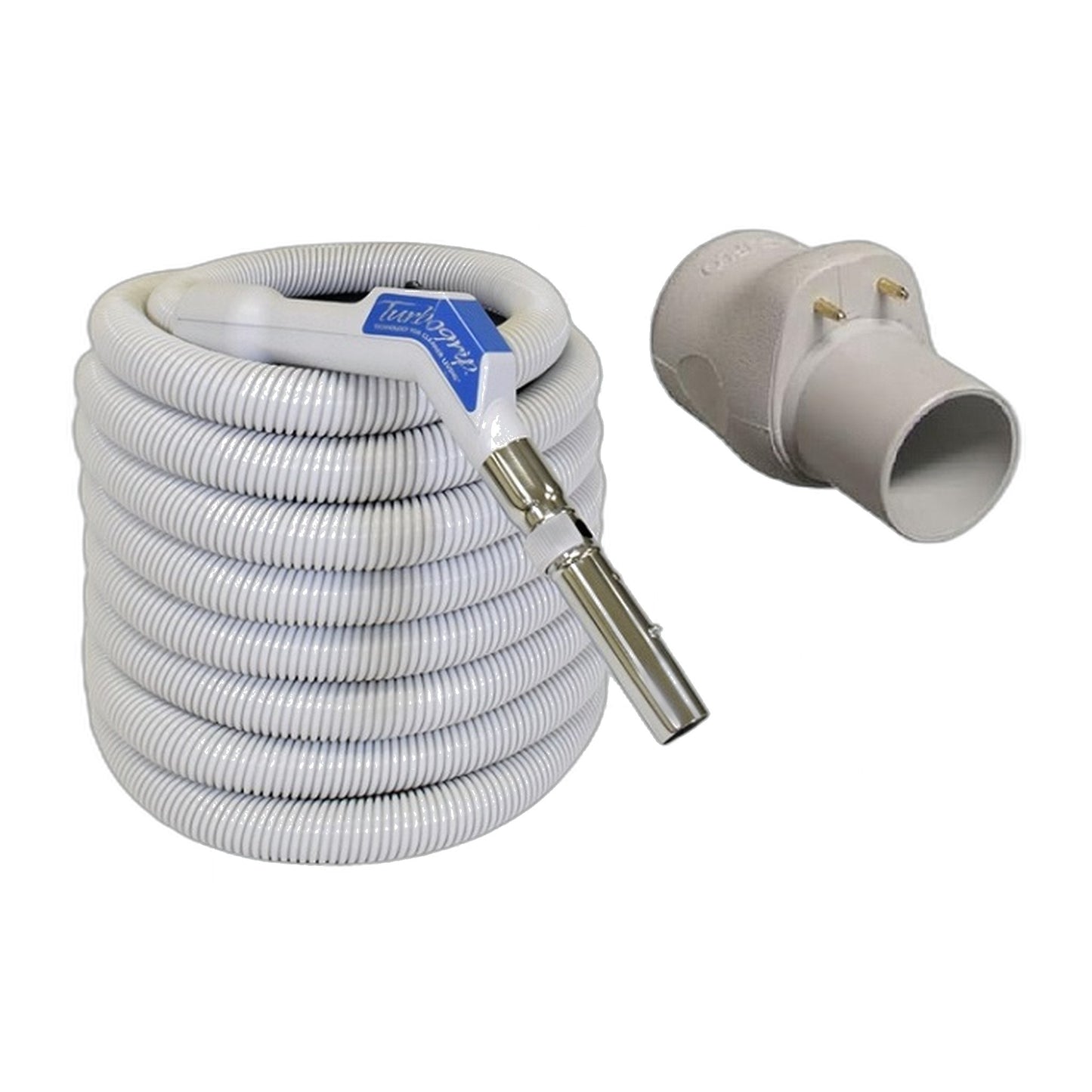 VacuFlo Turbo Grip 50 ft Low-Voltage Central Vacuum Hose Assembly