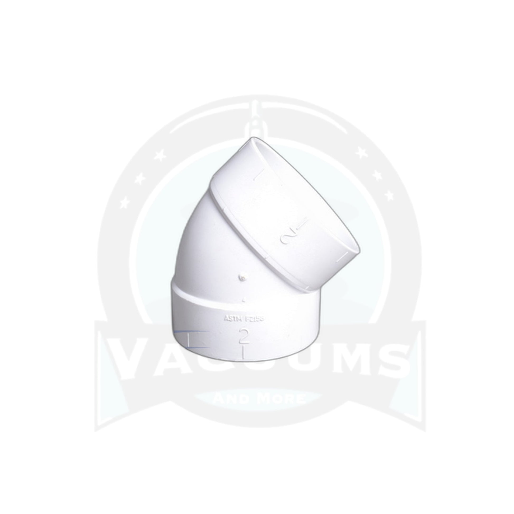 Central Vacuum 45-Degree Elbow - Standard Fitting - Titan