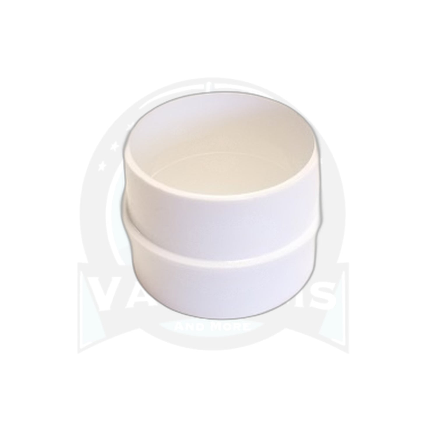 Vaculine Spigot Adaptor Coupling, White - Central Vacuum PVC (125/Case)