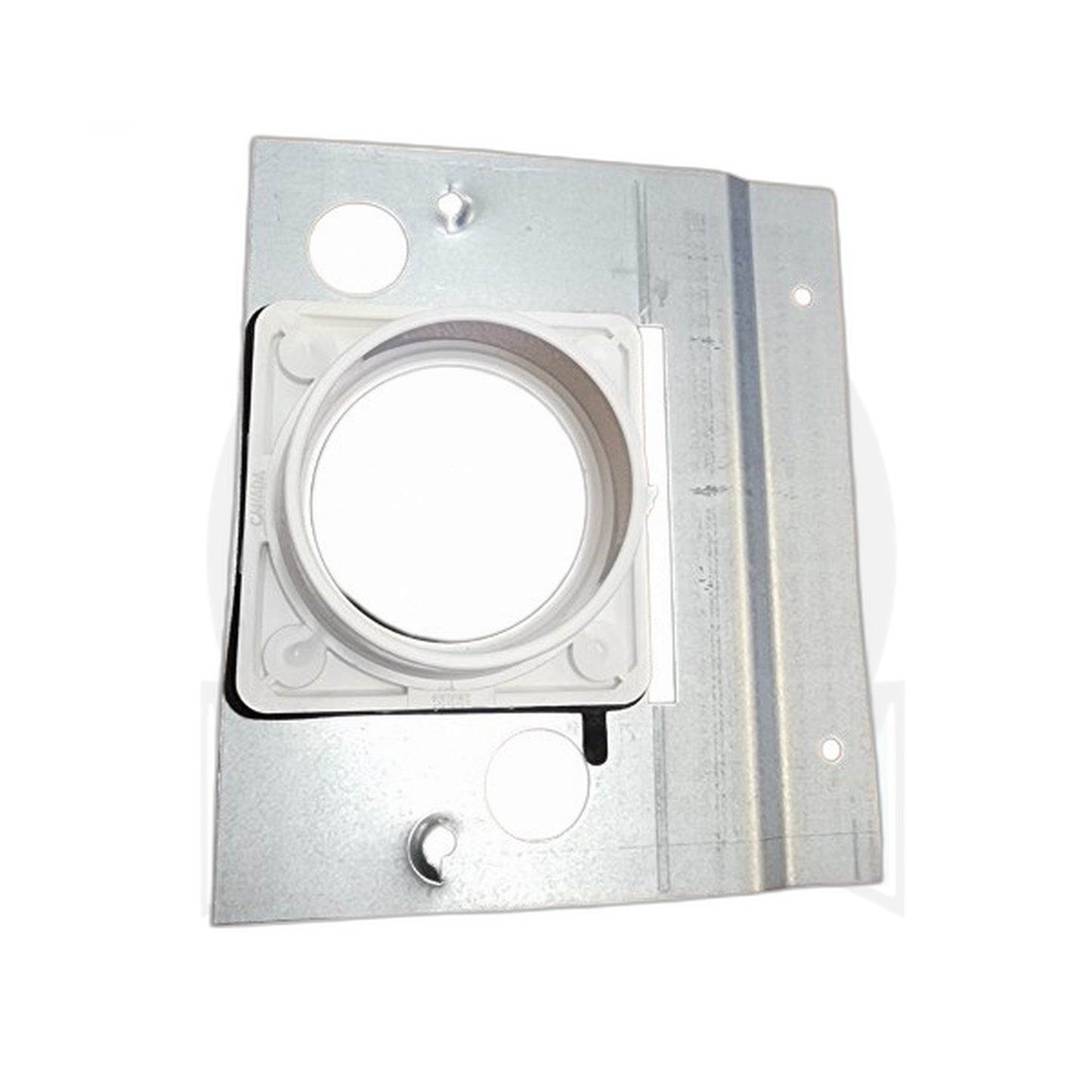 Hayden All-Steel Central Vacuum Mounting Plate, Riveted Plastic Hub