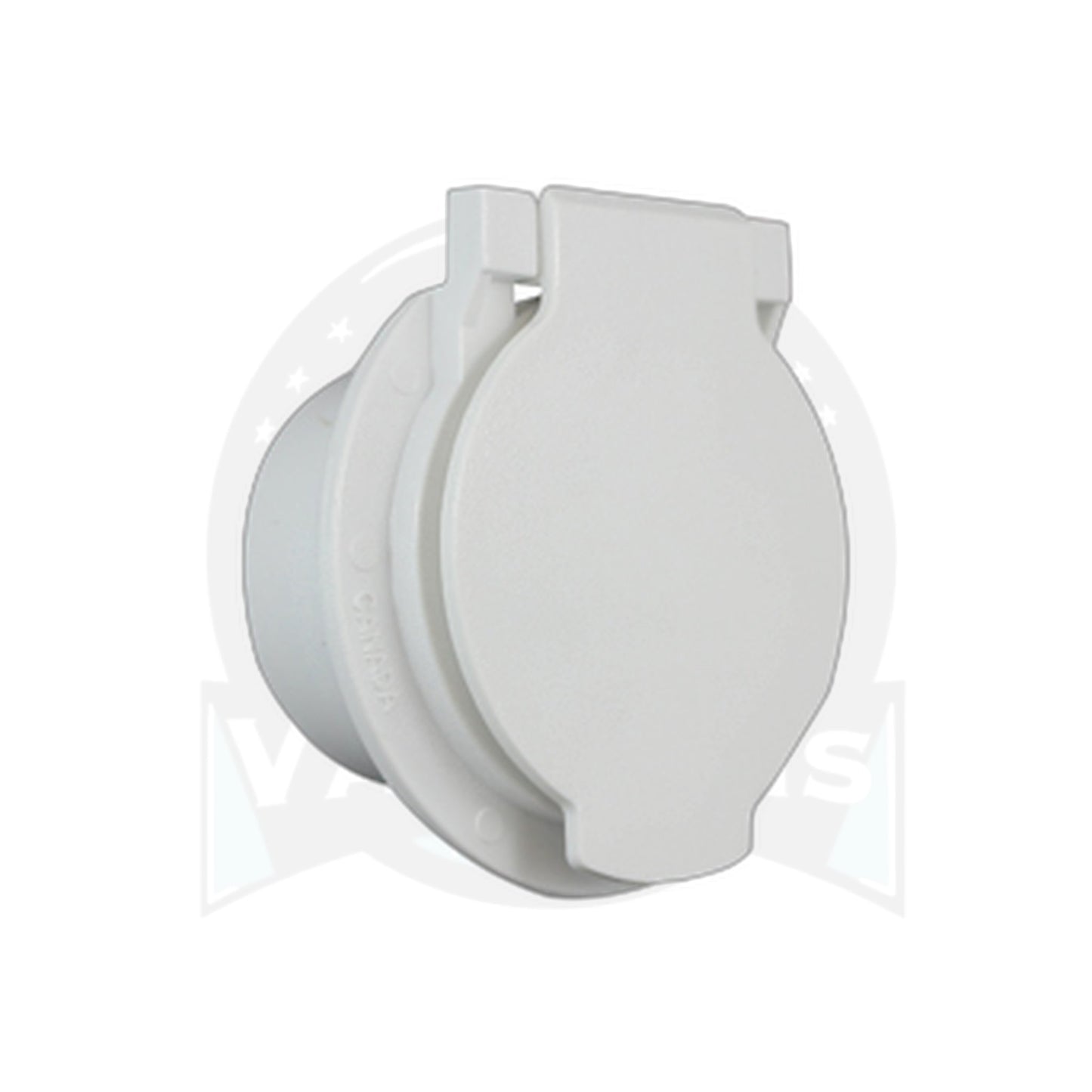 Vaculine Utility Inlet Valve, White (No Low-Volt Pin Jacks)