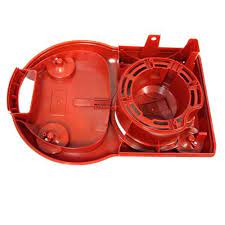 Bottom Casing, for D4 (red), with castors (8086GS) and post motor seal (8065ER) - SEBO