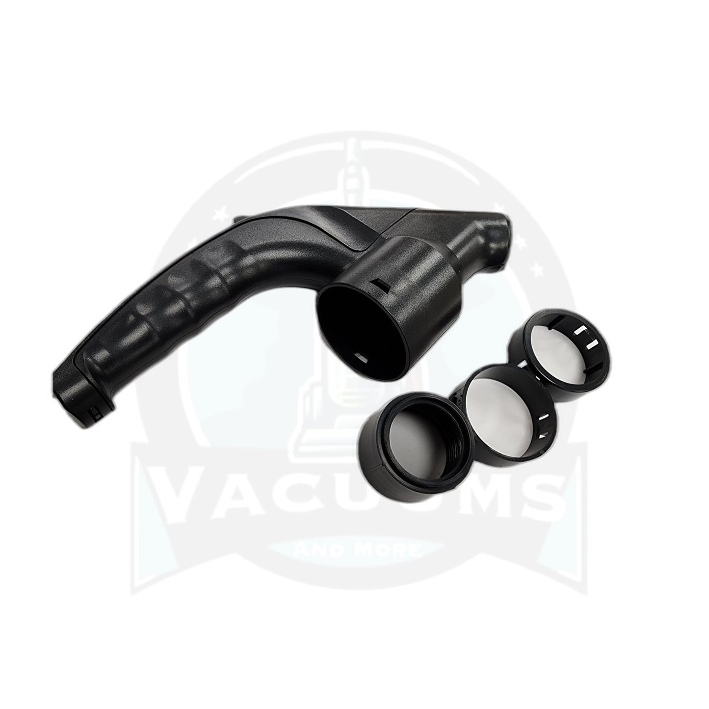 Fit All 1-1/4" Black Plastic Vacuum Hose Handle with FF Stub Tube