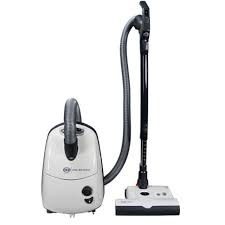 AIRBELT E3 Premium, with dual-control handle, ET-1, and parquet brush (white)